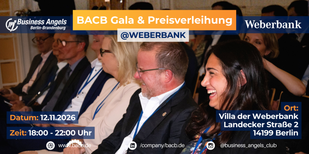 BACB Gala & Preisverleihung "Business Angels Award 2026"